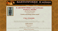 Desktop Screenshot of earthworksandartisans.com