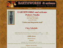 Tablet Screenshot of earthworksandartisans.com